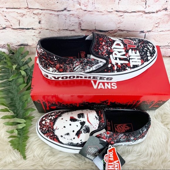 VANS Classic Slip On x Friday The 13th Jason Voorhees Shoes Mens Sneaker main image 8
